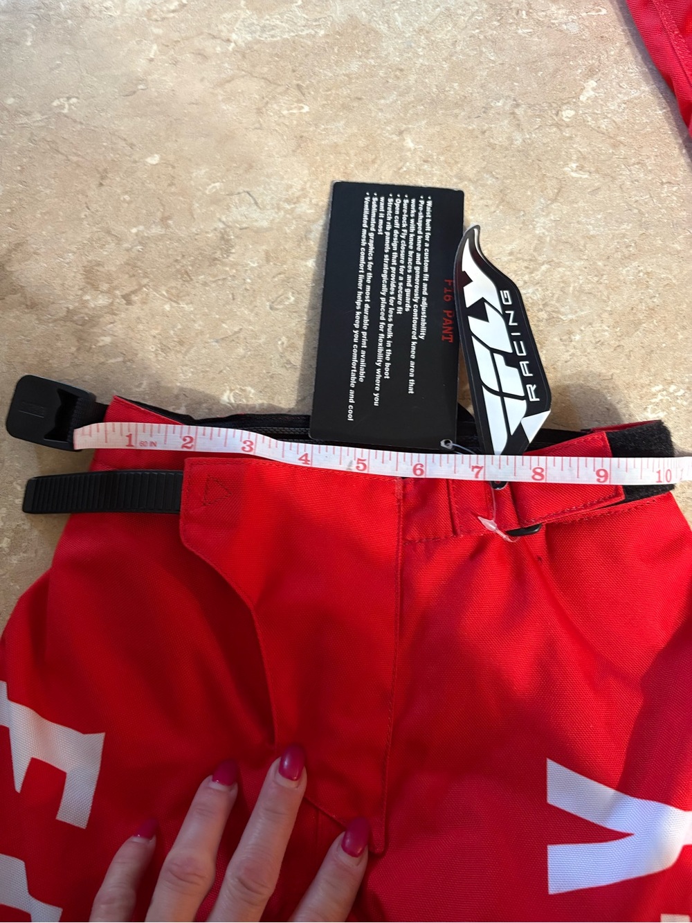 Fly Racing Kids Red Motocross Pants - Picture 4 of 5